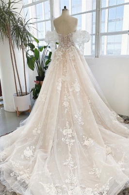 Wunderschöne Hochzeitskleider A Linie | Brautkleider mit Spitze_2