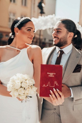 Schöne Hochzeitskleider Lang Weiß | Brautkleider Meerjungfrau_2