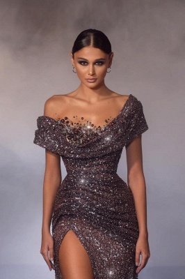 Abiballkleid Lang Glitzer | Abendmode Online_2