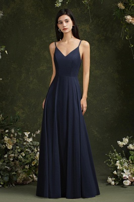 Lange Abendkleider Online | Schlichte Abiballkleid Chiffon_4