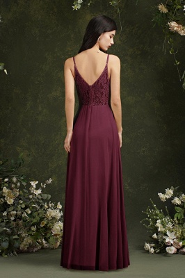 Lange Abendkleider Online | Schlichte Abiballkleid Chiffon_16