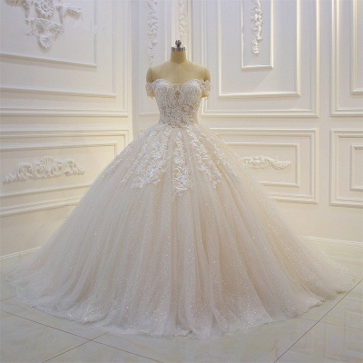 Günstige Hochzeitskleider Prinzessin | Brautkleid Spitze Online_5